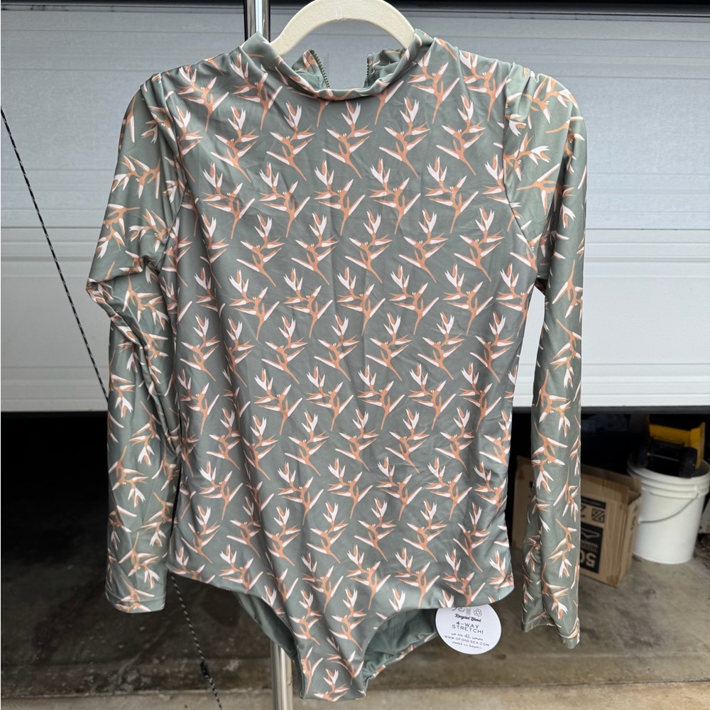 Long Sleeve One Piece Swimsuit